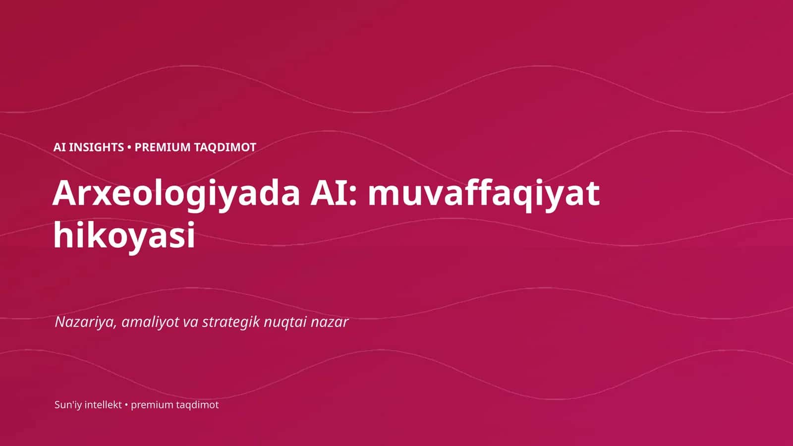 Arxeologiyada AI: muvaffaqiyat hikoyasi 1