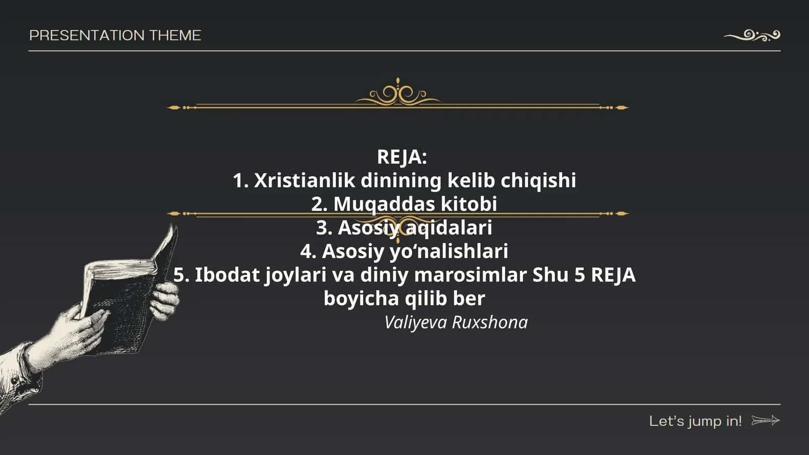 Xristianlik dinining kelib chiqishi 1