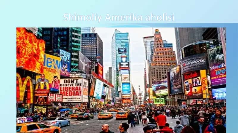 Shimoliy Amerika holisi 1
