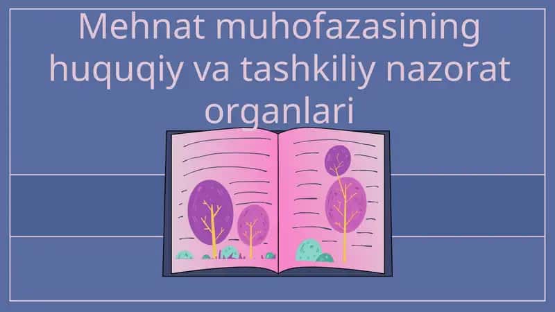 Mehnat muhofazasining huquqiy va tashkiliy nazorat organlari 1
