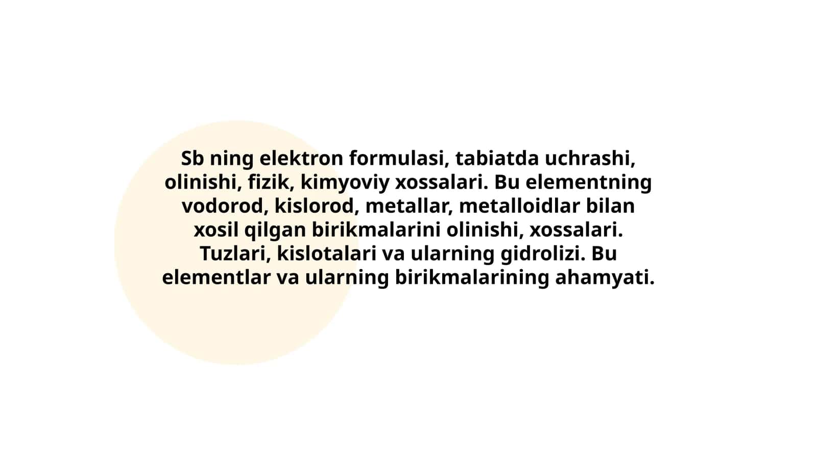 Sb ning elektron formulasi 1