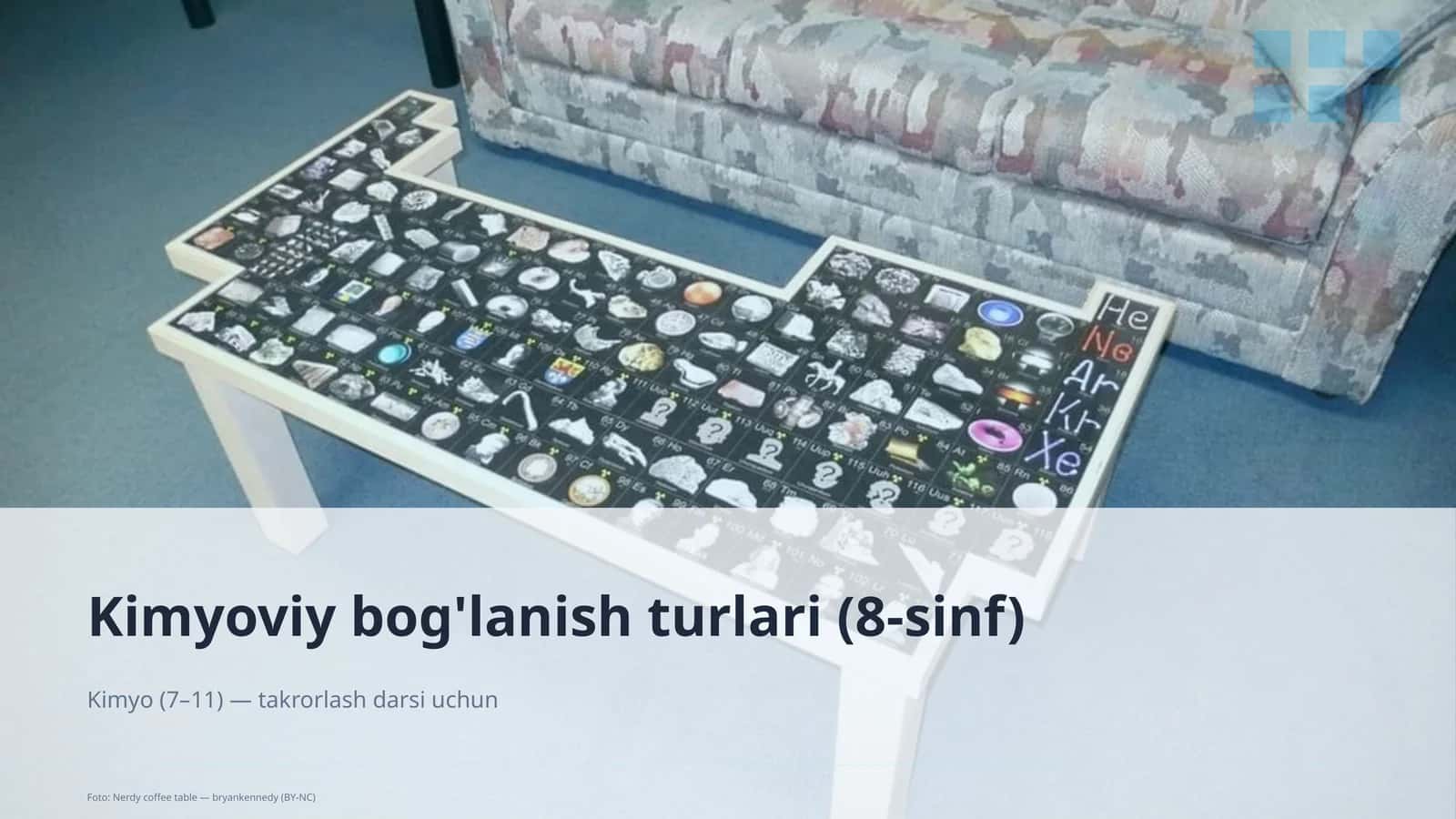 Kimyoviy bog'lanish turlari (8-sinf) 1