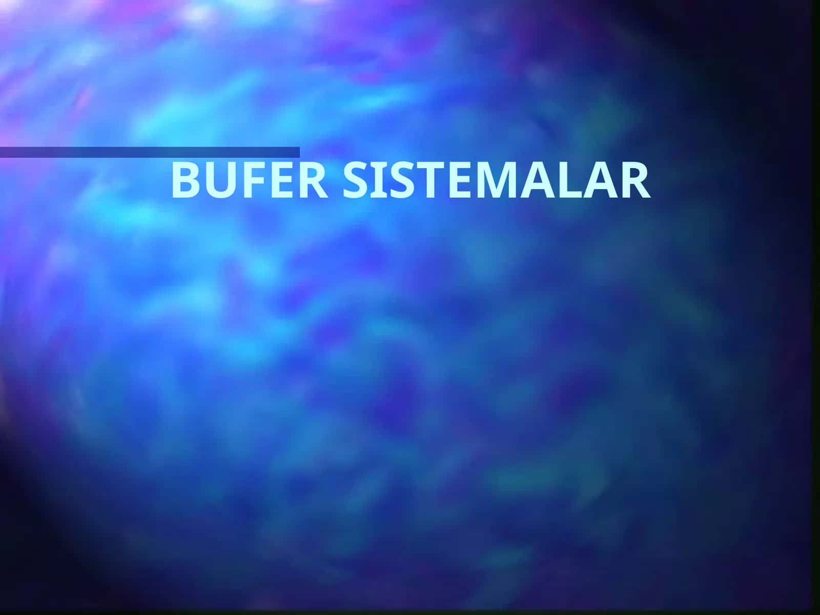 BUFER SISTEMALAR 1