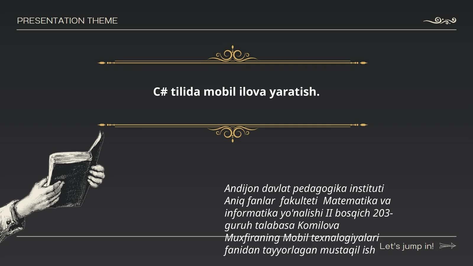 Mobil ilova yaratish 1