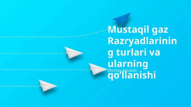 Mustaqil Gaz Razryadlarining Turlari 1