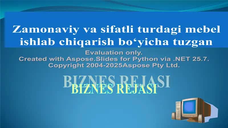 Zamonaviy va sifatli turdagi mebel ishlab chiqarish 1