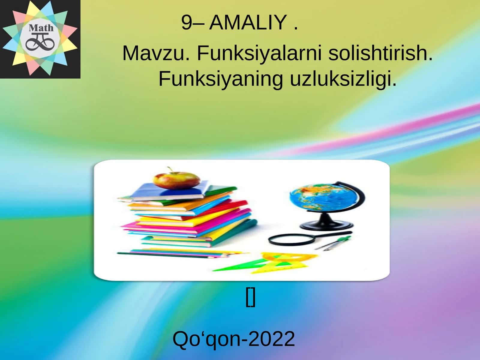 Funksiyalarni solishtirish 1