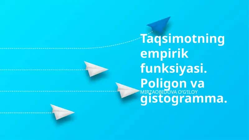 Empirik Taqsimot Funktsiyasi 1