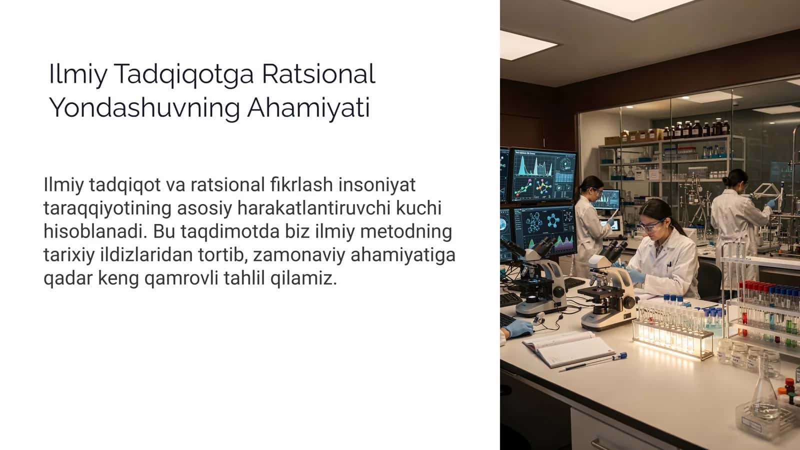 Ilmiy Tadqiqotga Ratsional Yondashuvning Ahamiyati 1