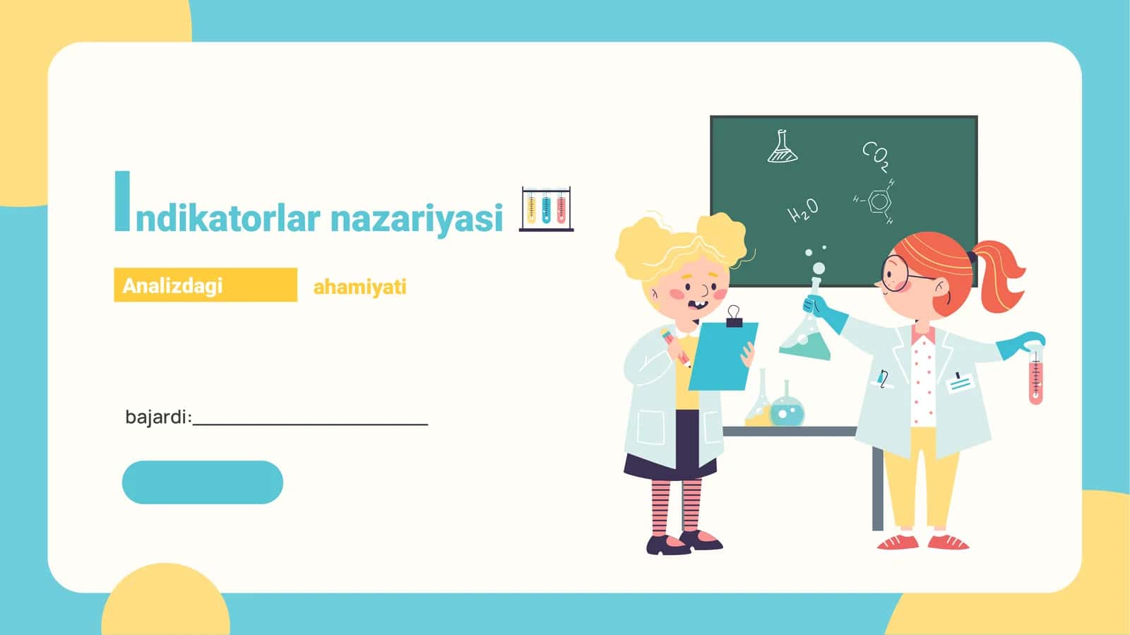 Indikatorlar nazariyasi Analizdagi ahamiyati 1