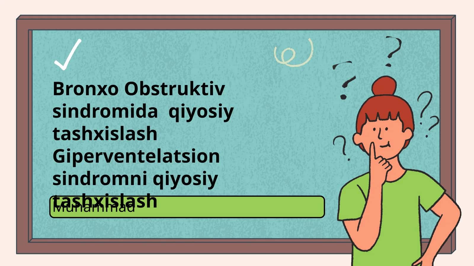 Bronxo Obstruktiv sindromida qiyosiy tashxislash 1