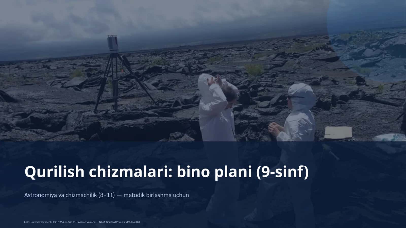 Qurilish chizmalari: bino plani (9-sinf) 1