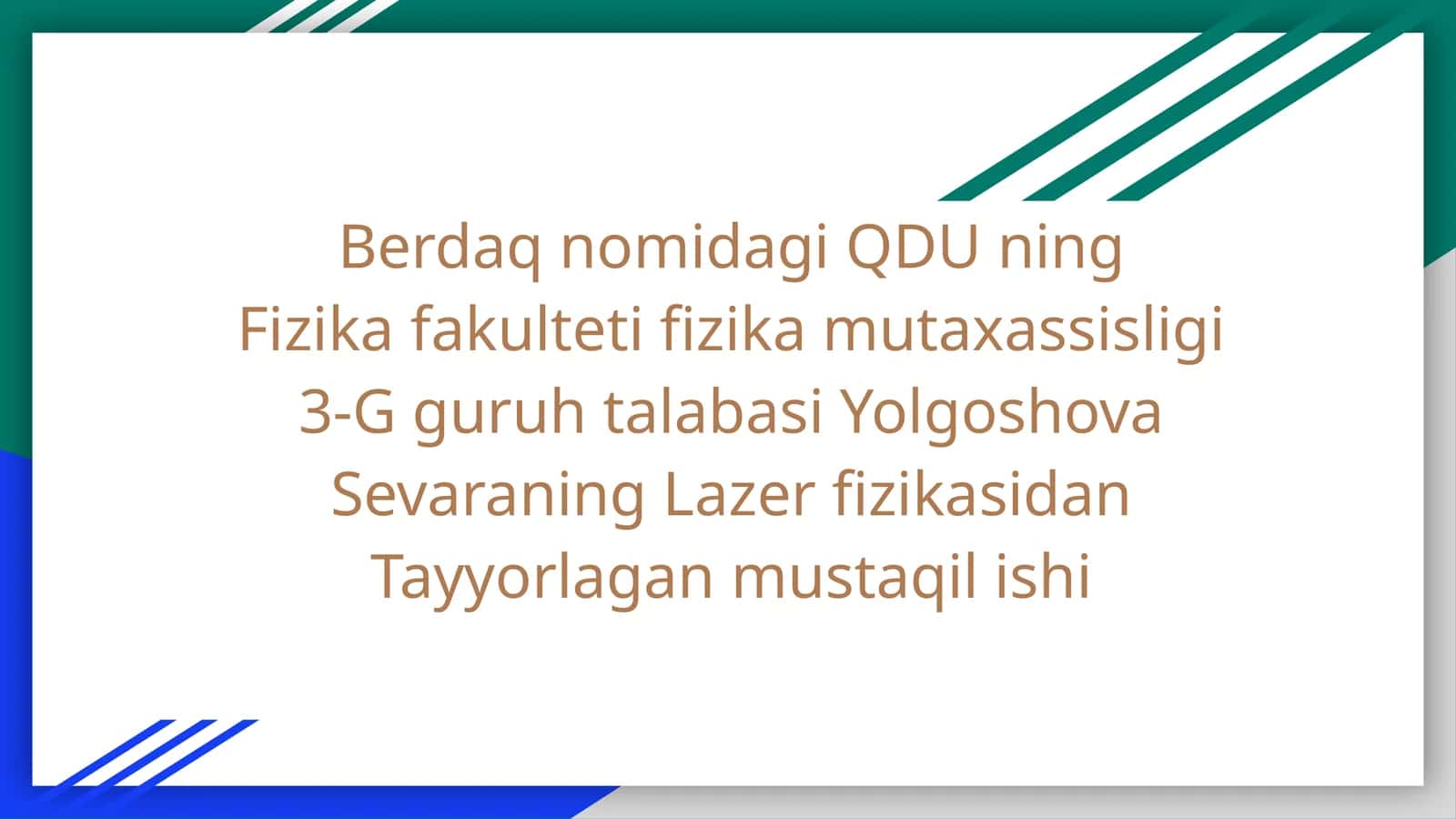 Chiziqli bo'lmagan optikalik qurilmalar 1