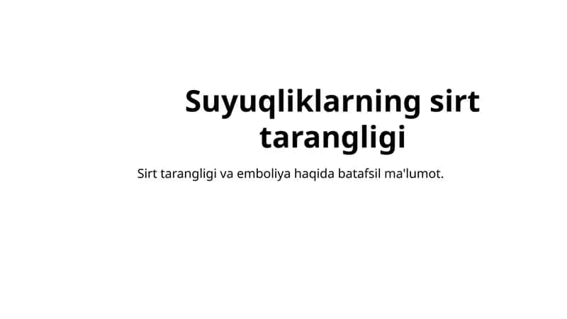 Sirt Tarangligi 1