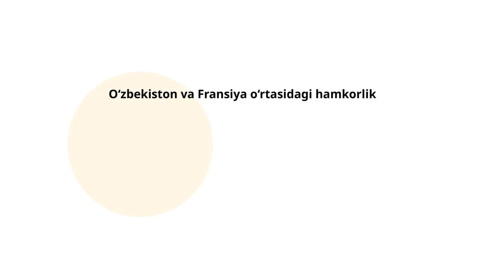 O‘zbekiston va Fransiya o‘rtasidagi diplomatik munosabatlar 1