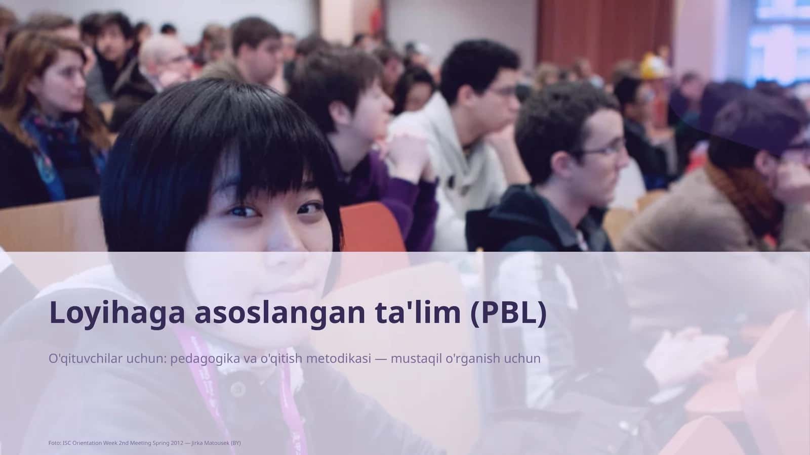 Loyihaga asoslangan ta'lim (PBL) 1