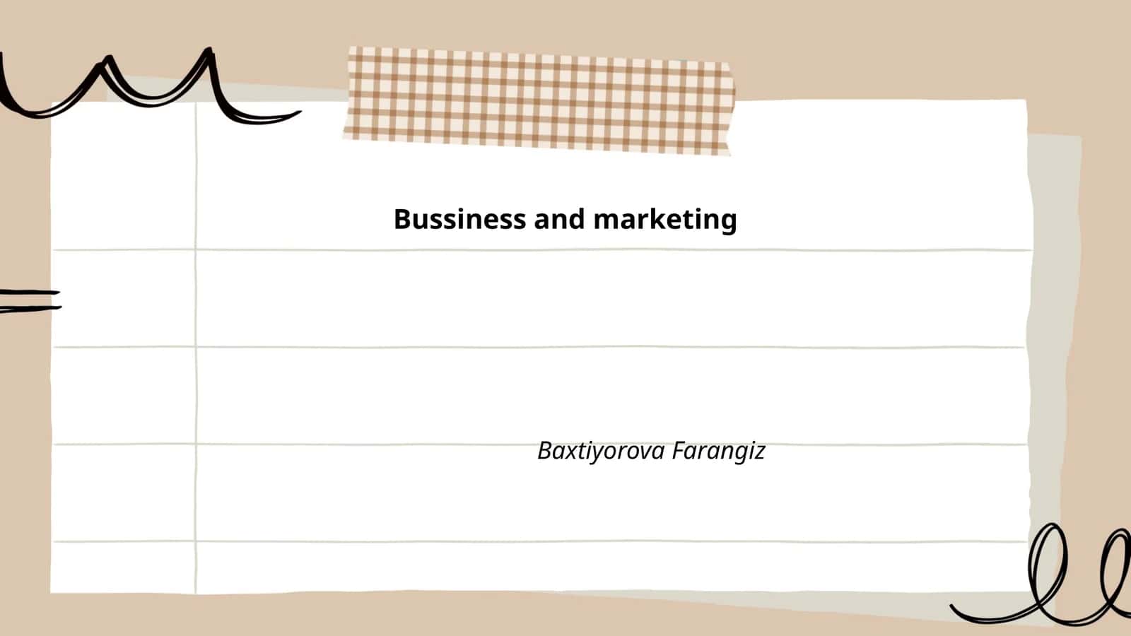 Business and Marketing by Baxtiyorova Farangiz 1