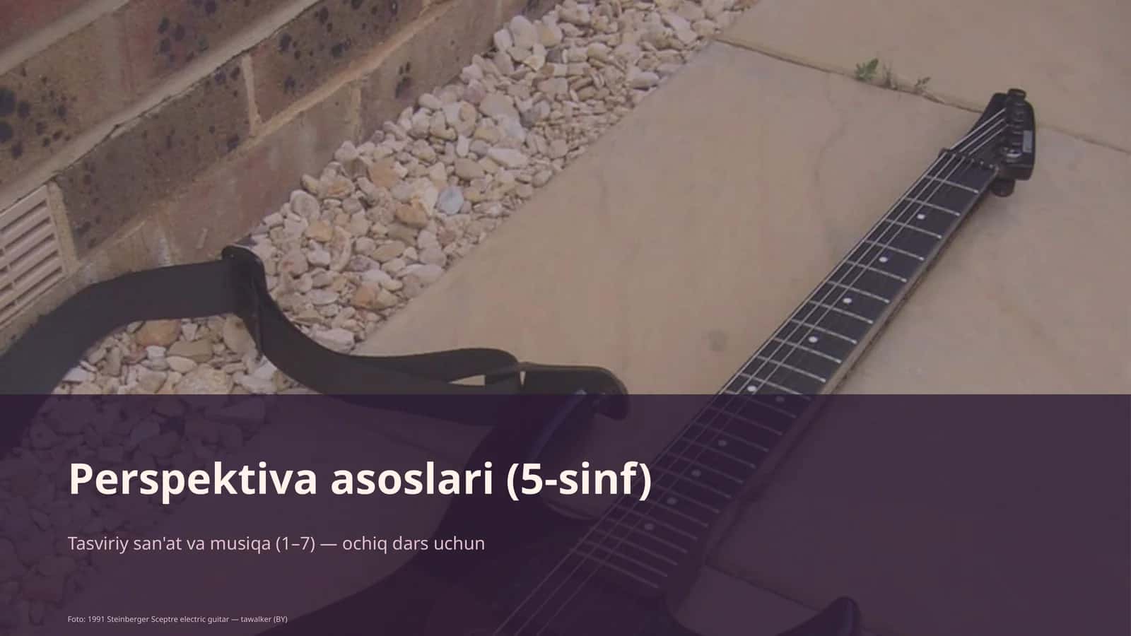 Perspektiva asoslari (5-sinf) 1