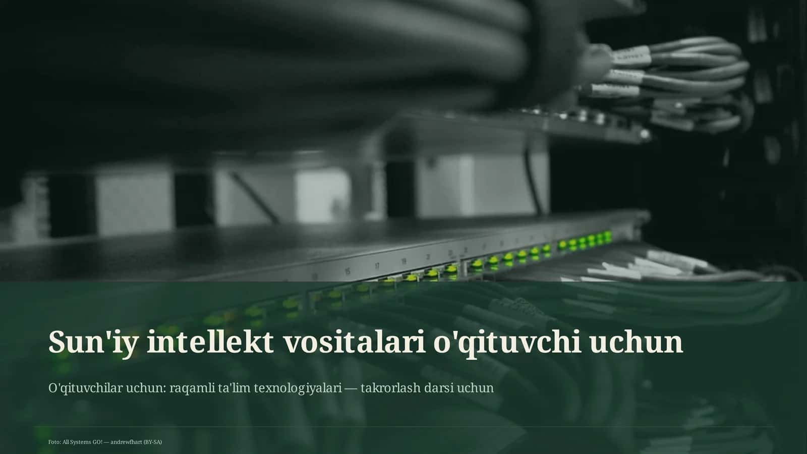 Sun'iy intellekt vositalari o'qituvchi uchun 1