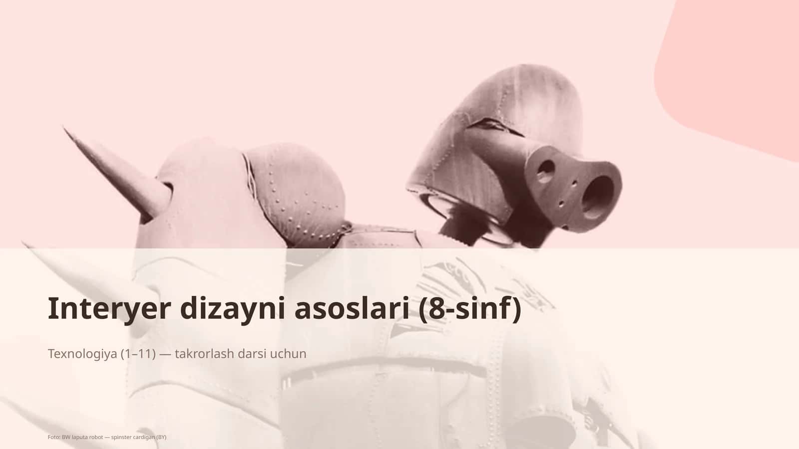 Interyer dizayni asoslari (8-sinf) 1