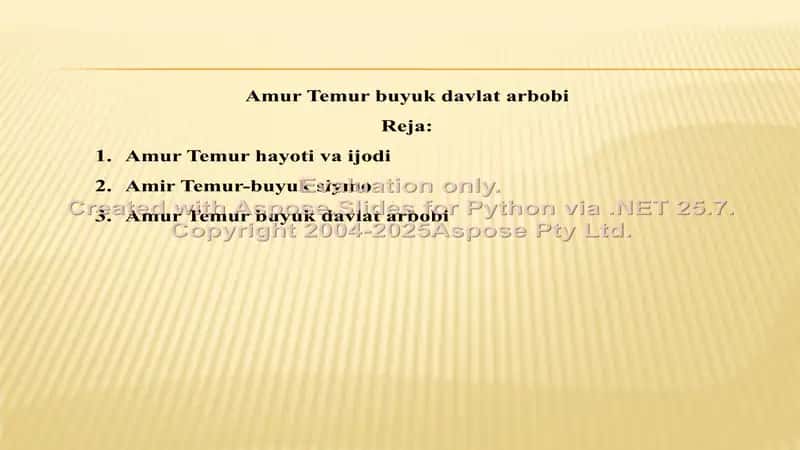 Amur Temur buyuk davlat arbobi 1