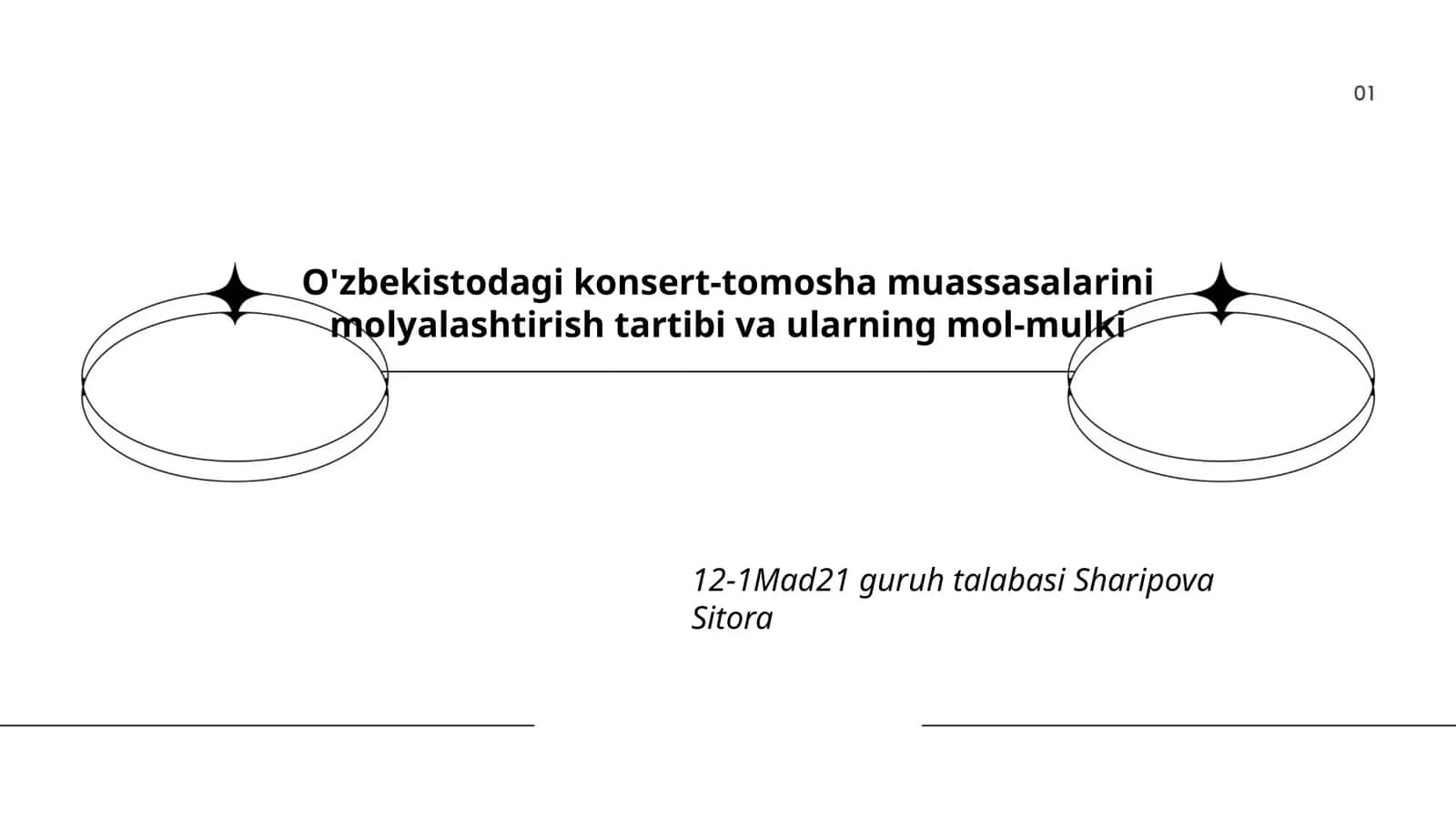 O'zbekistodagi konsert-tomosha muassasalarini molyalashtirish tartibi va ularning mol-mulki 1