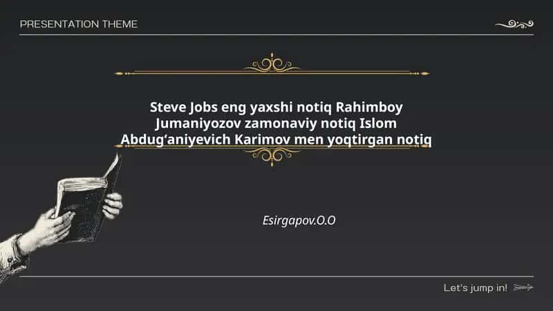 Steve Jobs eng yaxshi notiq 1