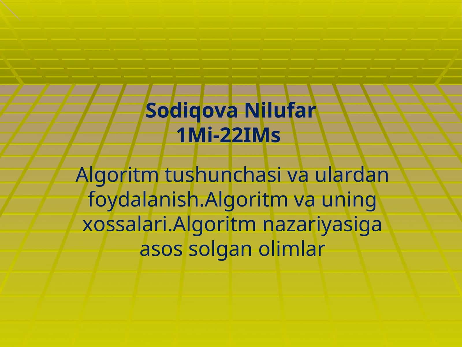 Algoritm 1