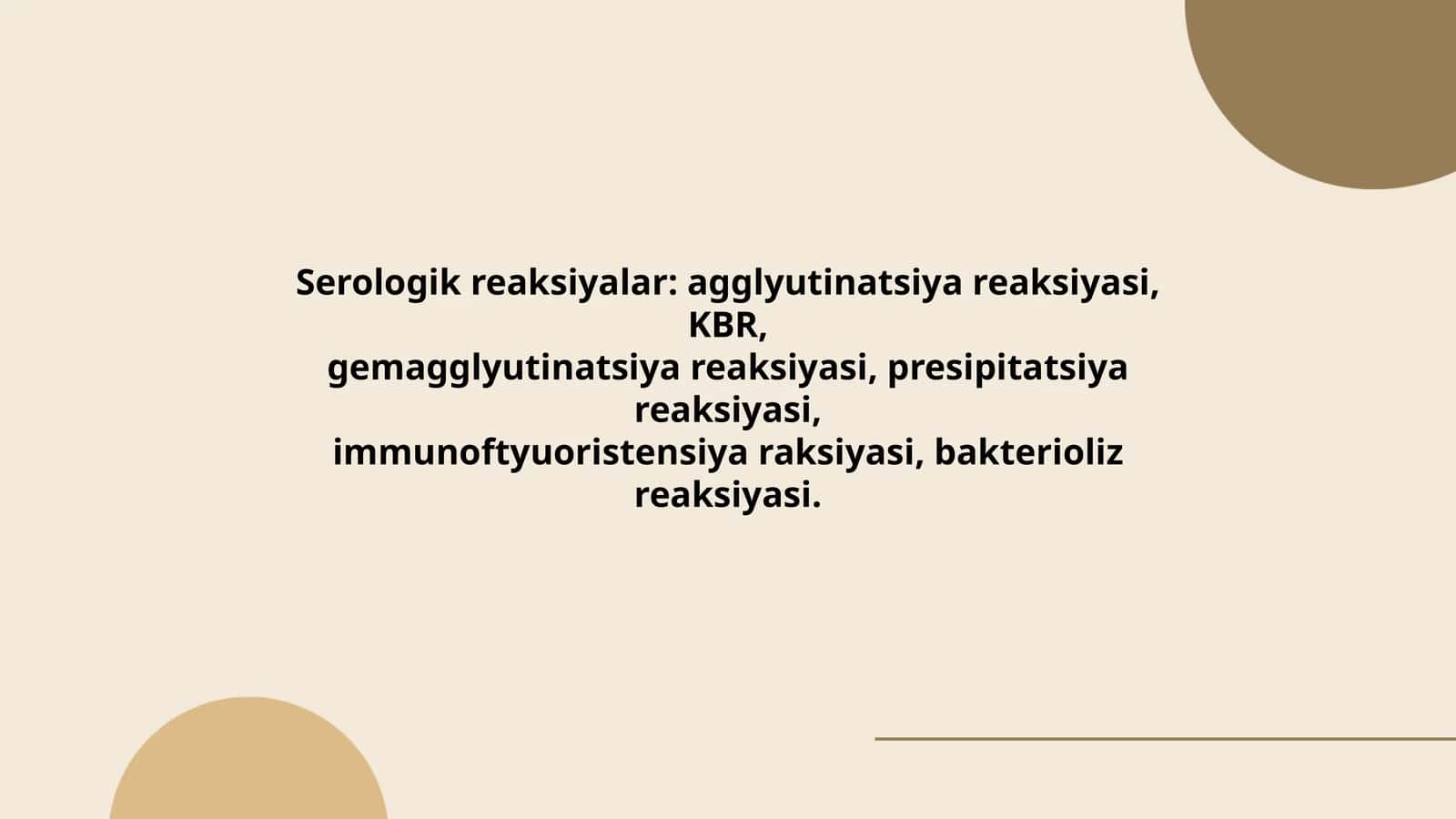 Serologik reaksiyalar 1
