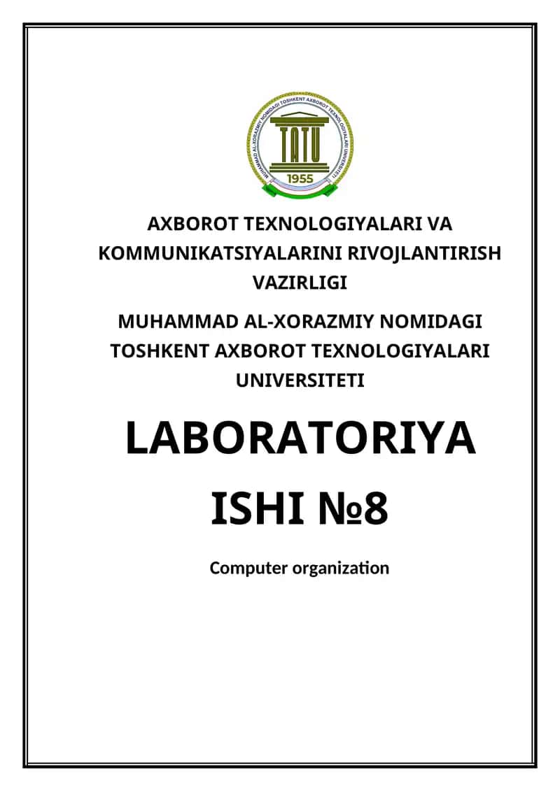 Kiritish-chiqarish qurilmalari 1