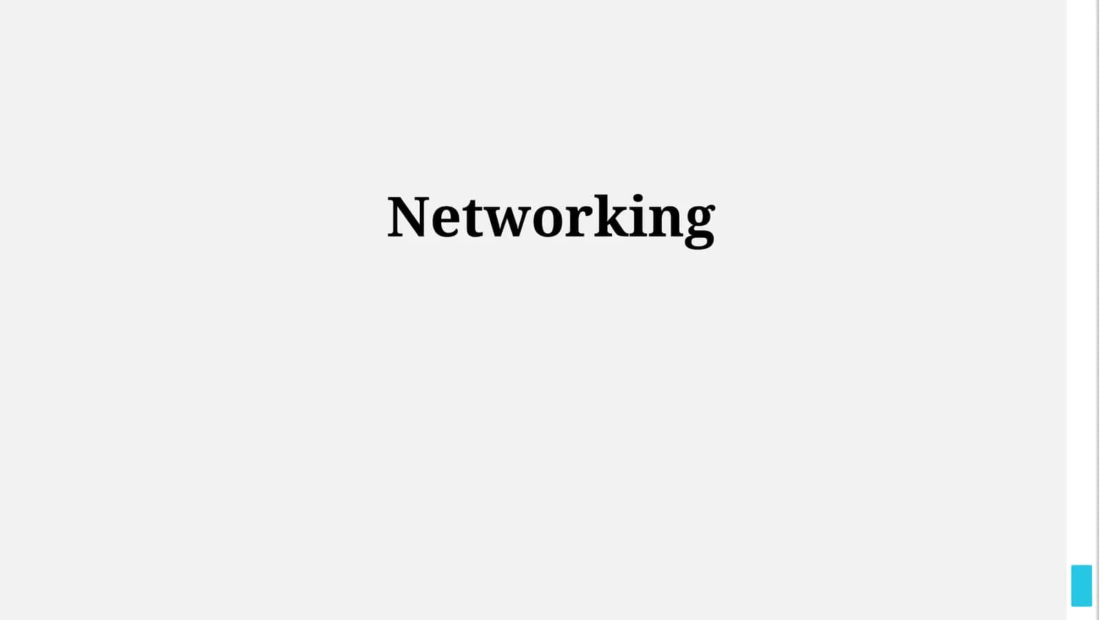 Networking 1