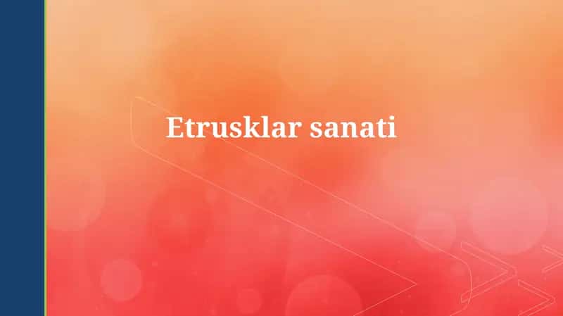 Etrusk san'ati