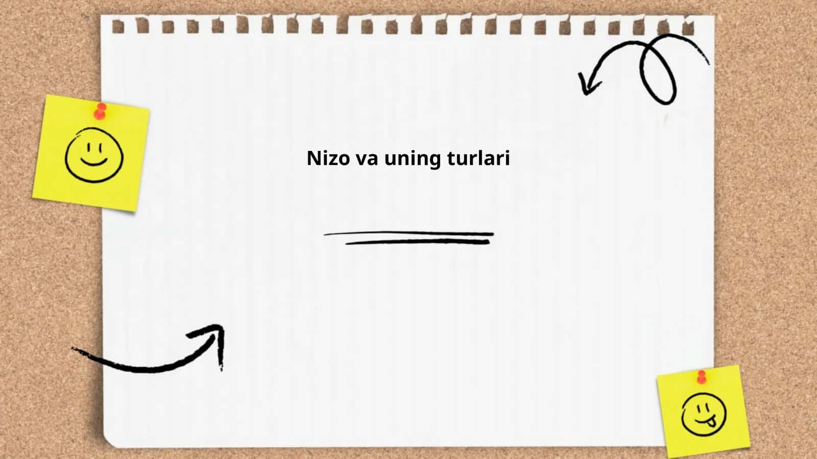 Nizo va uning turlari 1
