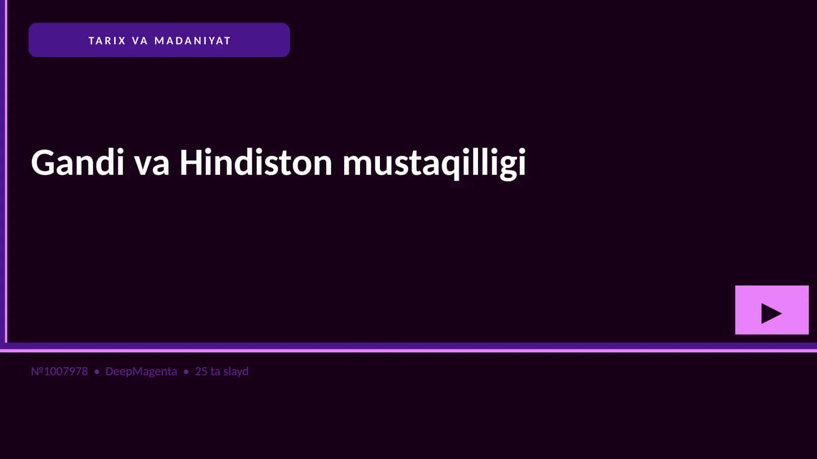 Gandi va Hindiston mustaqilligi 1