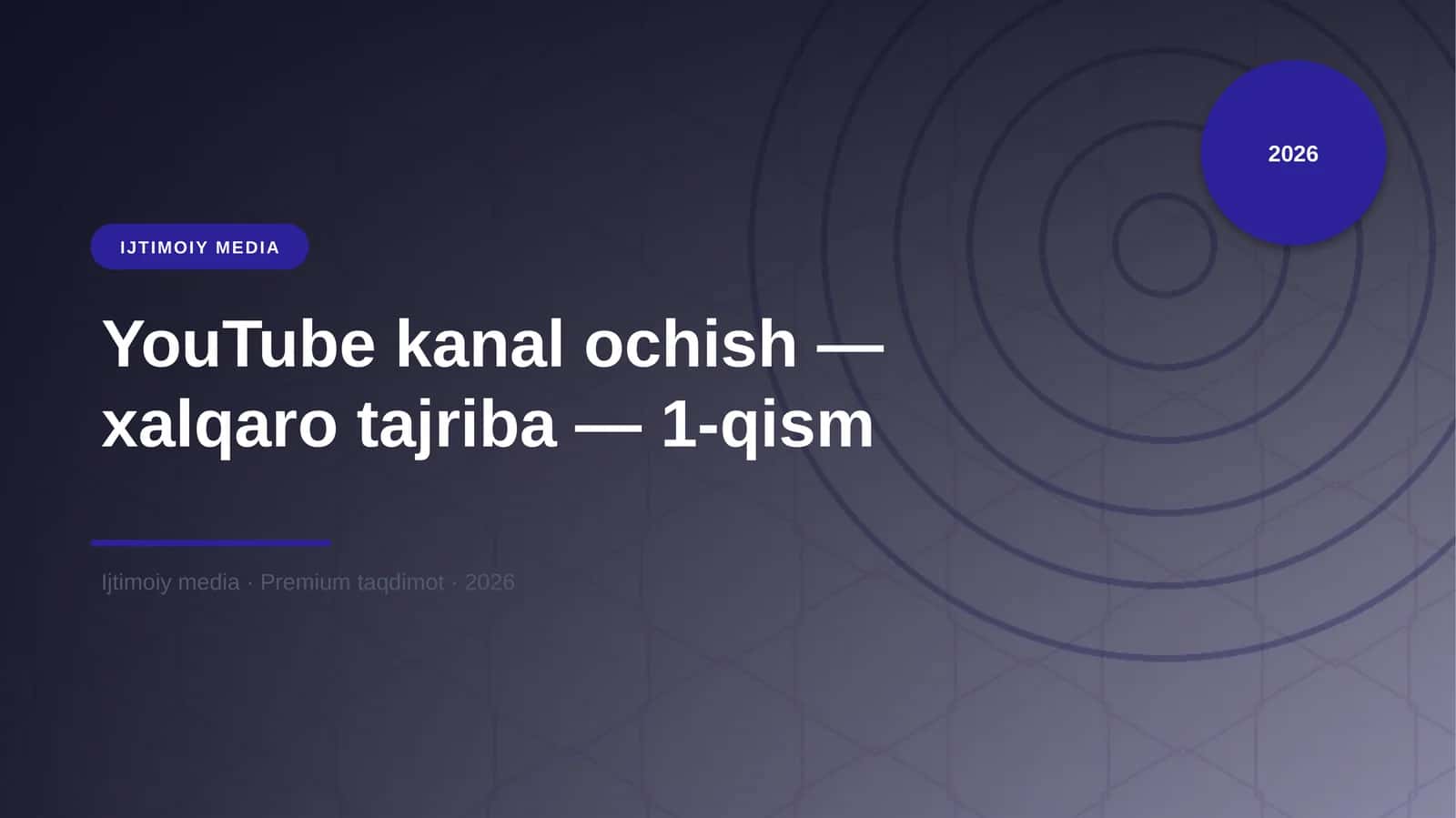 IJTIMOIY MEDIA 1