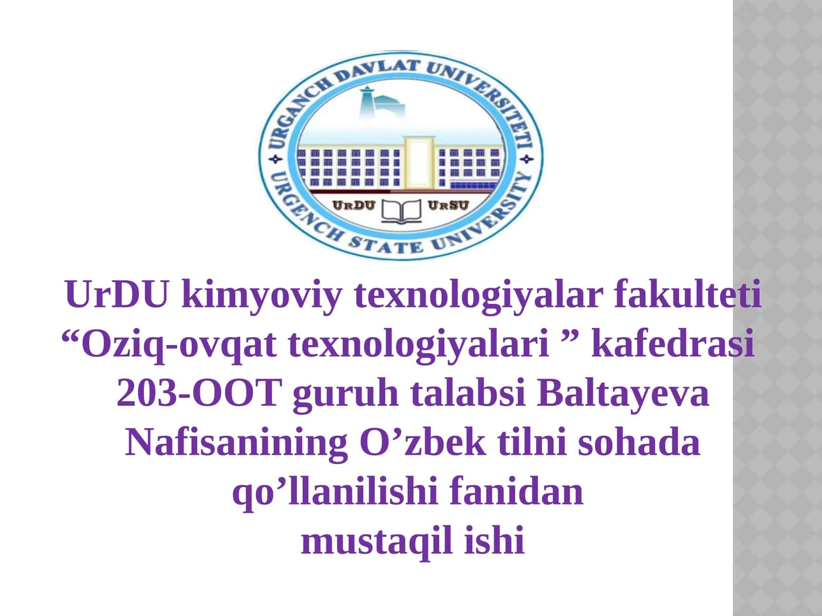 MUTAXASSIS VA DAVLAT TILI 1
