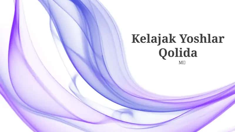 Kelajak Yoshlar Qolida 1
