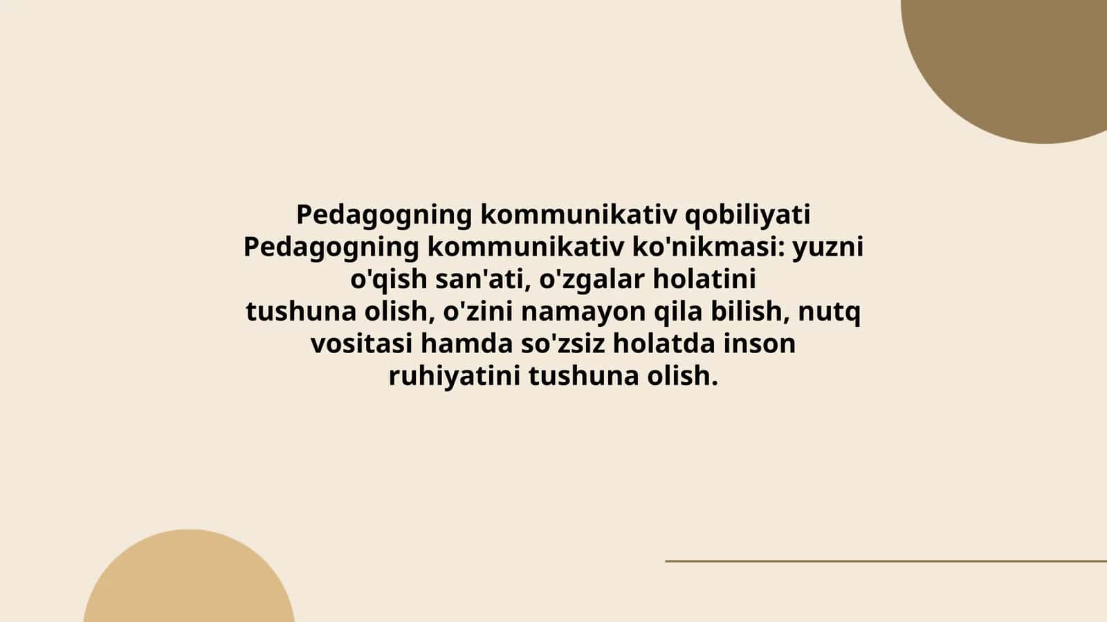 Pedagogning kommunikativ qobiliyati 1