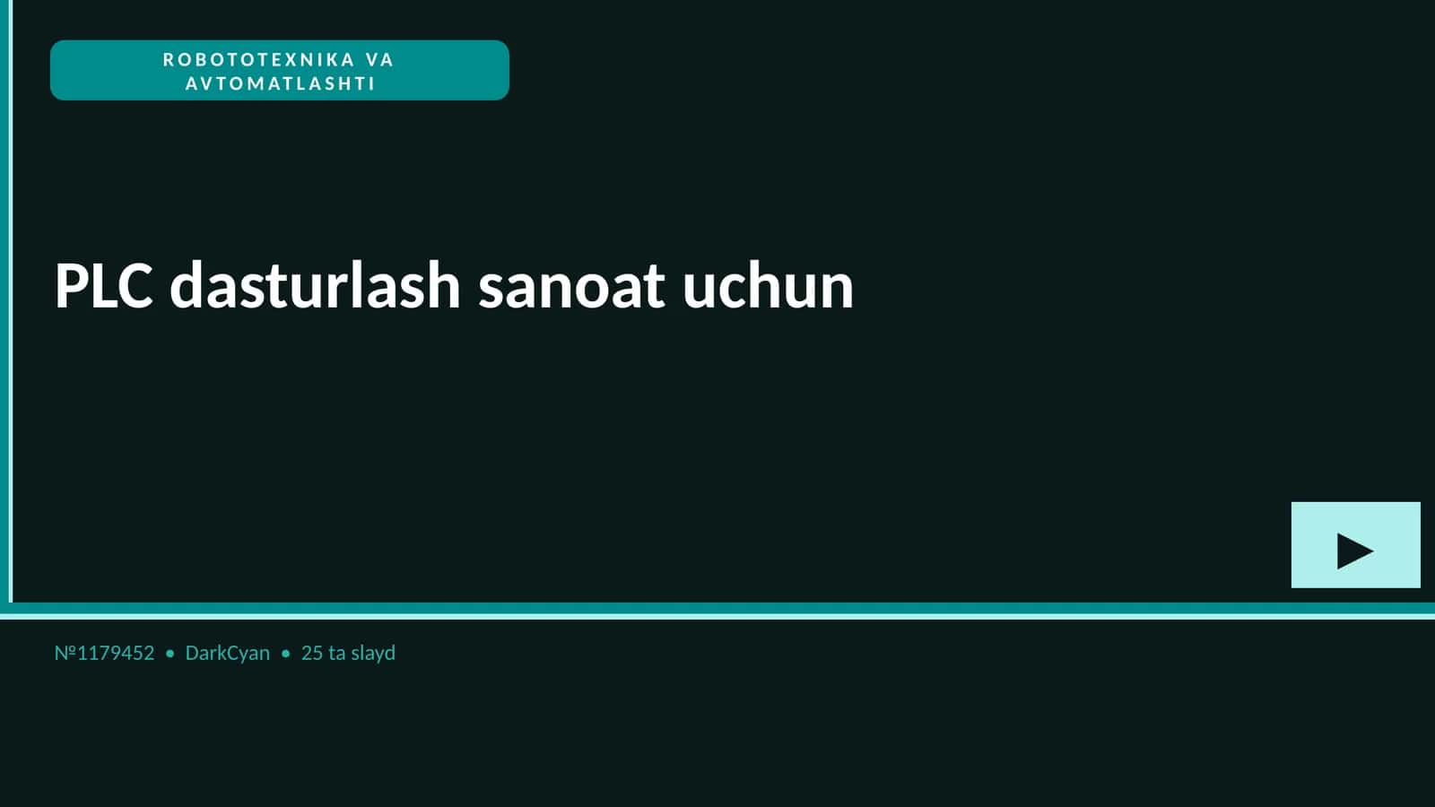 PLC dasturlash sanoat uchun 1