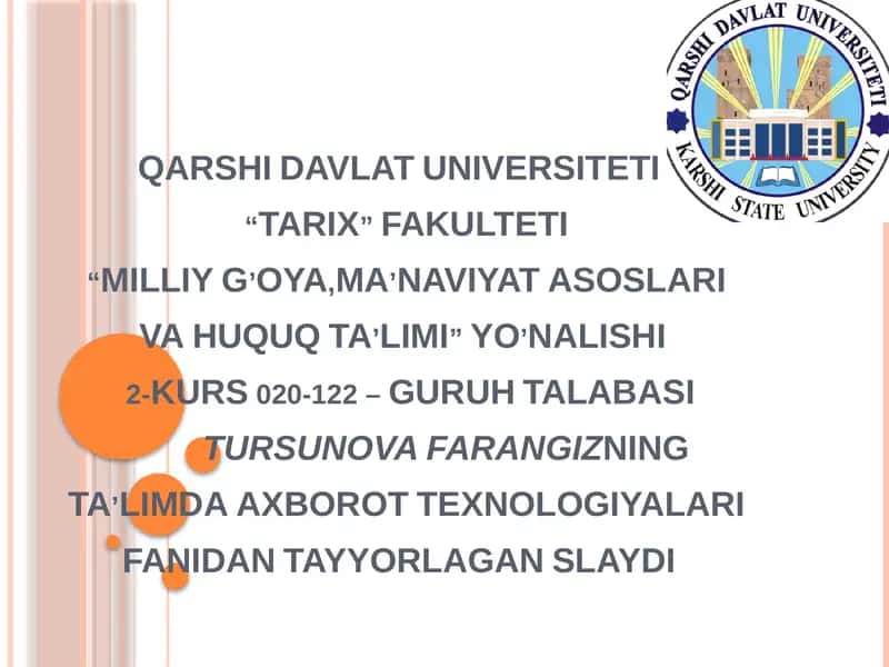 Masofaviy taʼlimning zamonaviy usullari 1