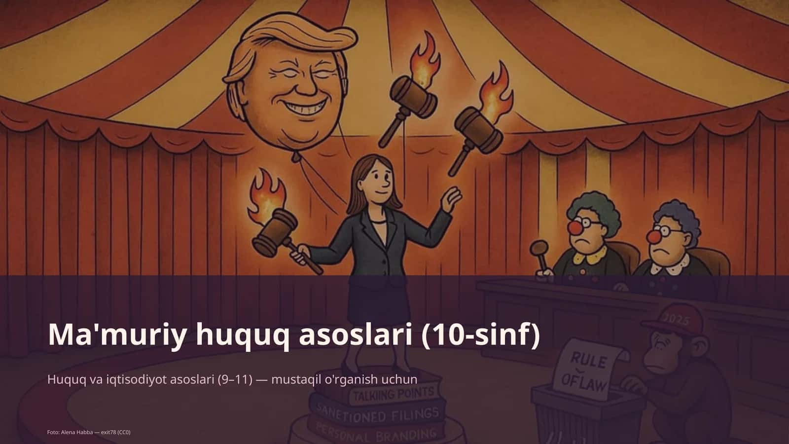Ma'muriy huquq asoslari (10-sinf) 1