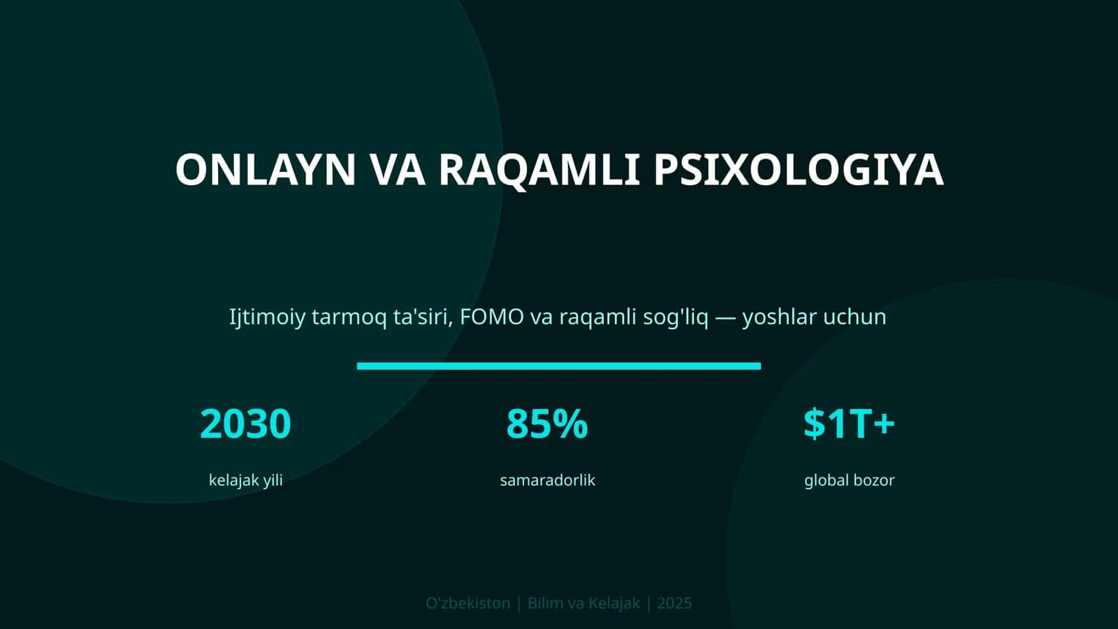 Onlayn va raqamli psixologiya 1