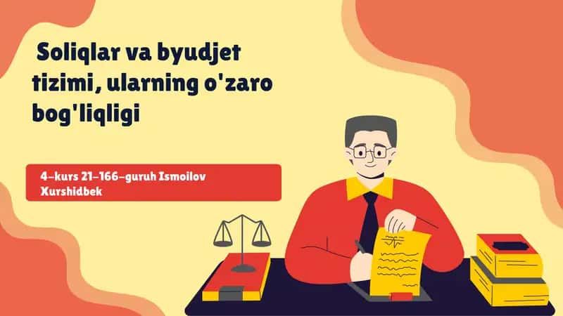 Soliqlar va byudjet tizimi 1