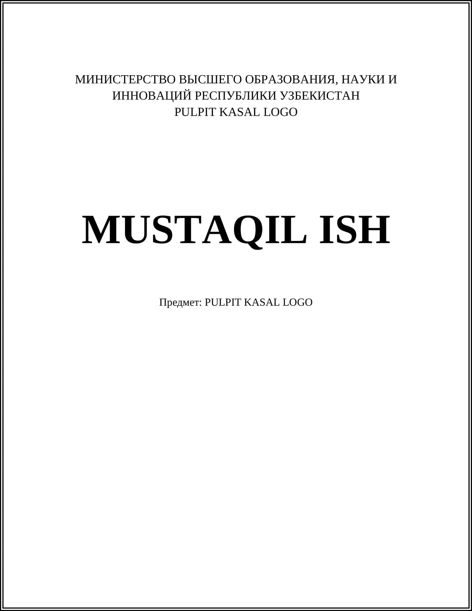 PULPIT KASAL LOGO 1