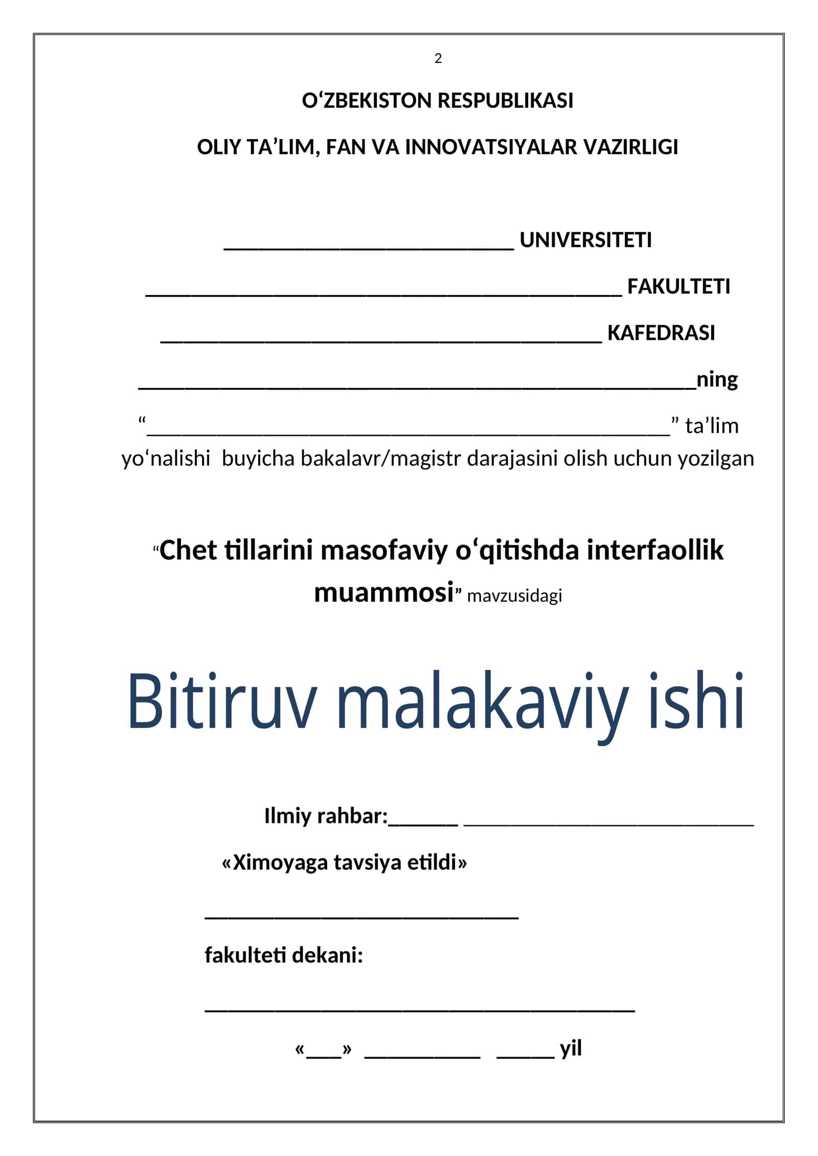 Chet tillarini masofaviy o‘qitishda interfaollik muammosi 1