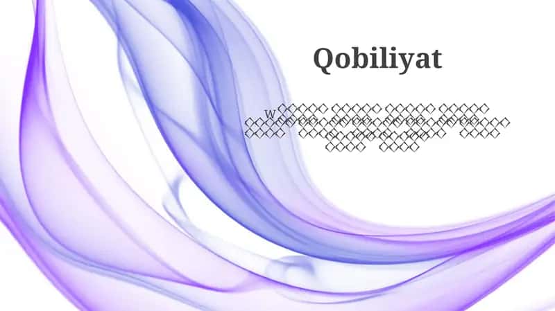 Qobiliyat va mahorat 1