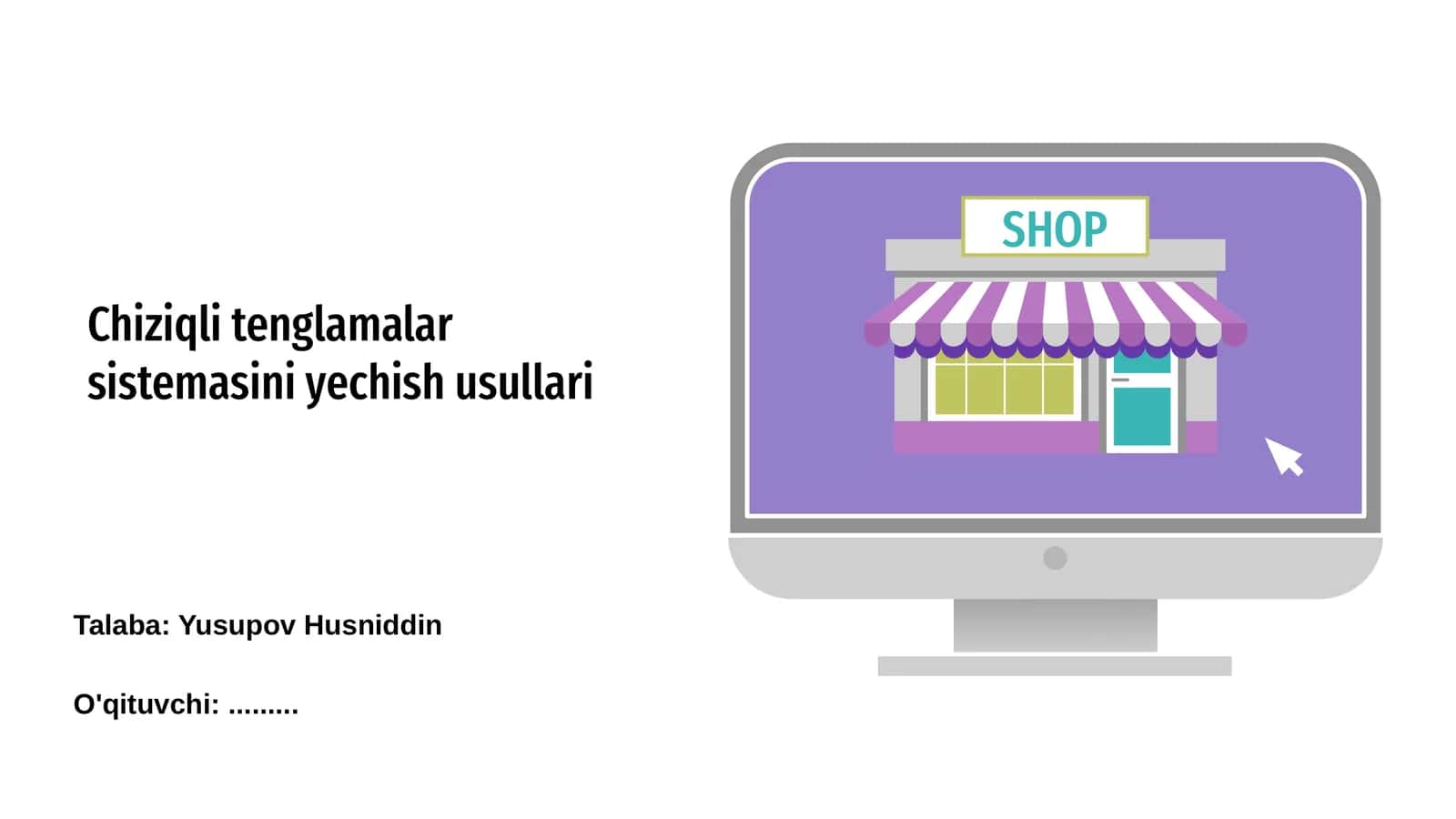 Chiziqli tenglamalar sistemasini yechish usullari 1