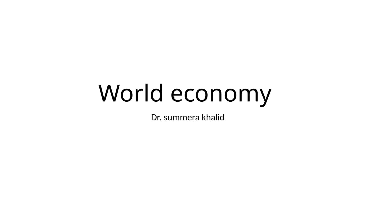 Personnel and demographic problems in world economy 1