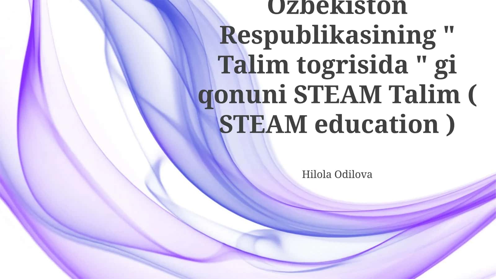 STEAM Təlim 1