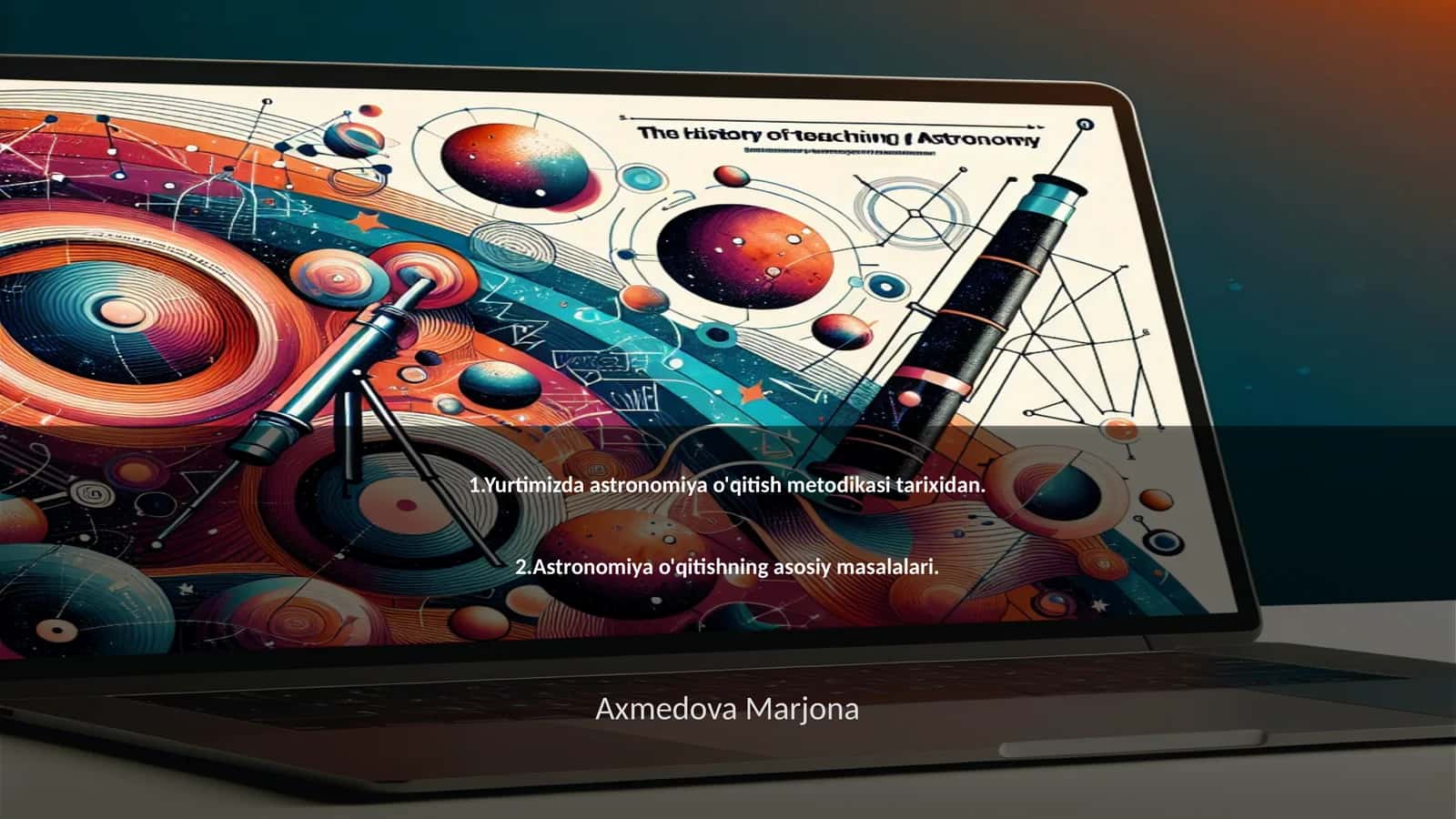 Yurtimizda astronomiya o'qitish metodikasi tarixidan 1